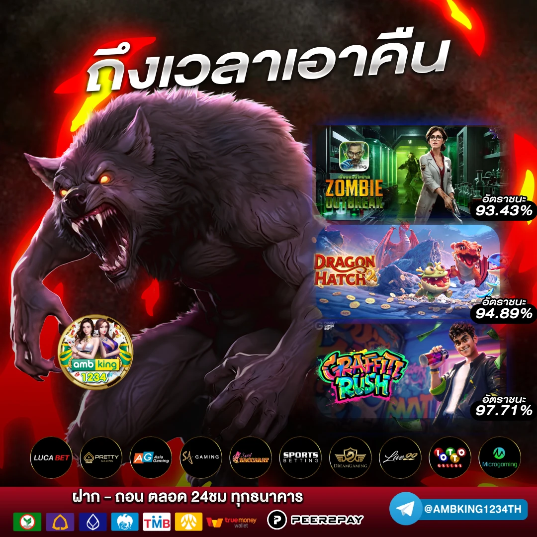 slot ฝากถอนไม่มีขั้นต่ํา - แบนเนอร์โปรโมชั่น