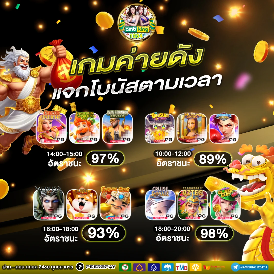 สล็อตแตกง่าย ฝากถอนไม่มีขั้นต่ํา - แบนเนอร์โปรโมชั่น