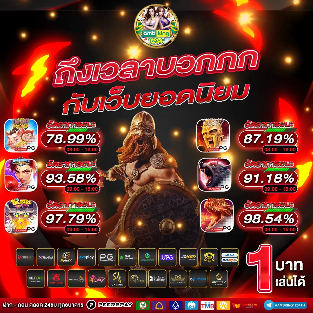 เว็บพนันออนไลน์ สล็อตเว็บตรง - แบนเนอร์โปรโมชั่น